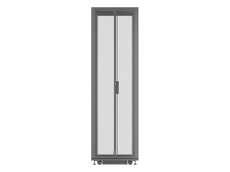 Vertiv VR3300TAA rack cabinet 42U Freestanding rack Black, Transparent