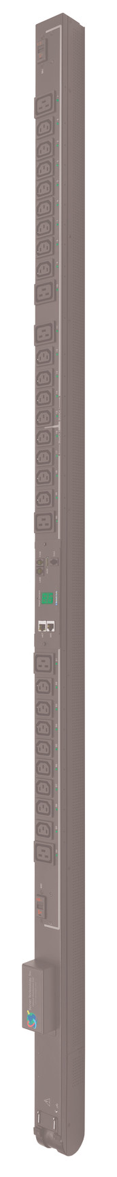 PRO2™ Switched POPS 3.3kW - 7.3kW 1-Ph (24) C13 &(6) C19 outlets Rack PDU