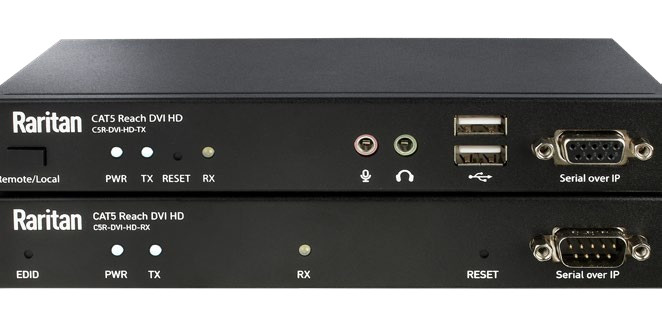 Raritan C5R-DVI-HD Cat5/Cat6e transmitter and receiver