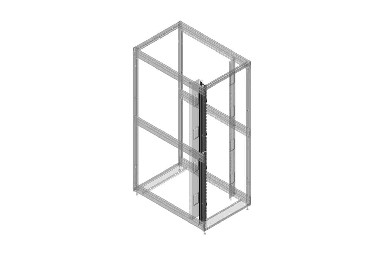 Vertical Cable Manager for Zetaframe\\U00AECABINET; for 42U X 31.5\\W (800 MM) C 38646-E33