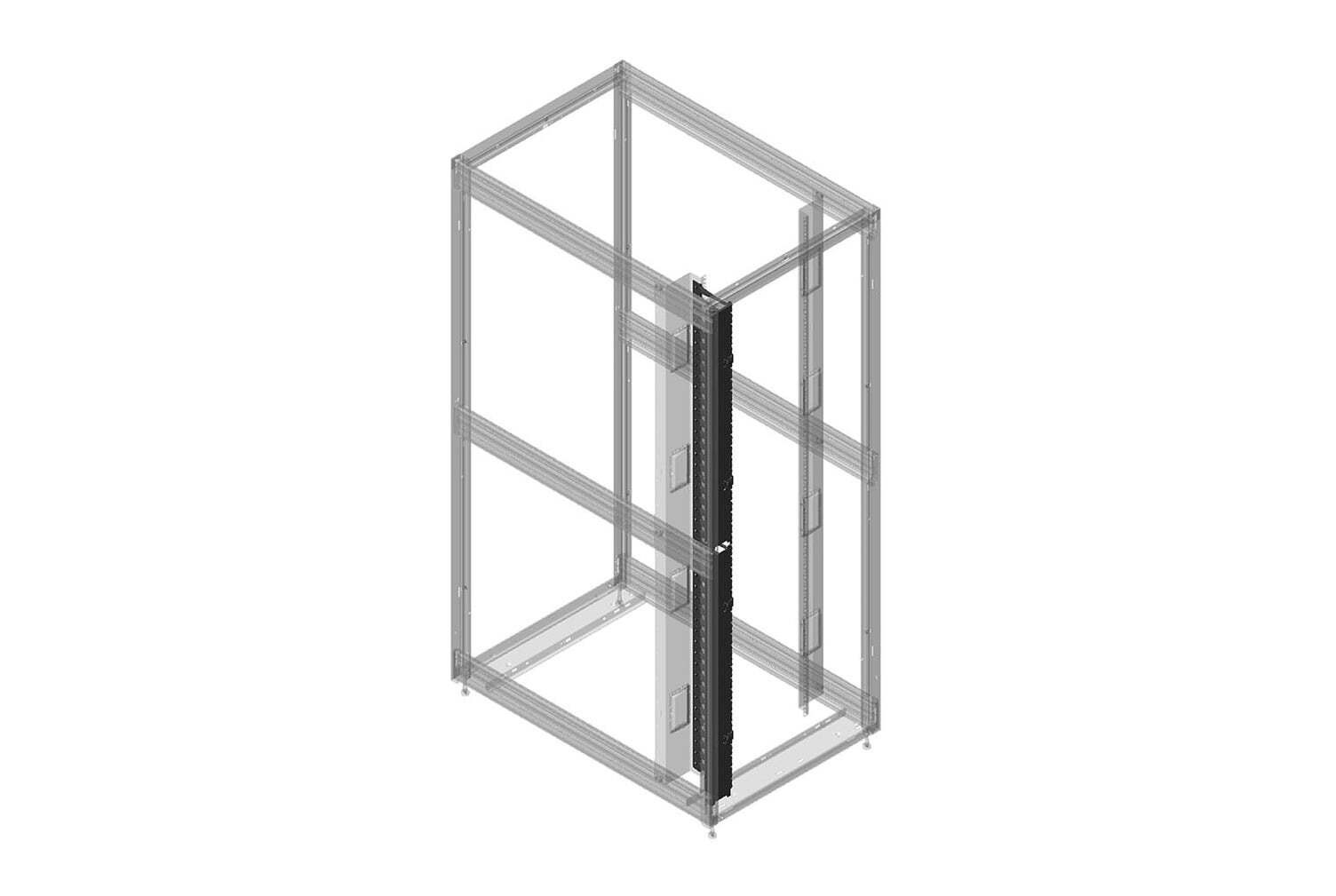 Vertical Cable Manager for Zetaframe\\U00AECABINET; for 52U X 31.5\\W (800 MM) C 38647-743