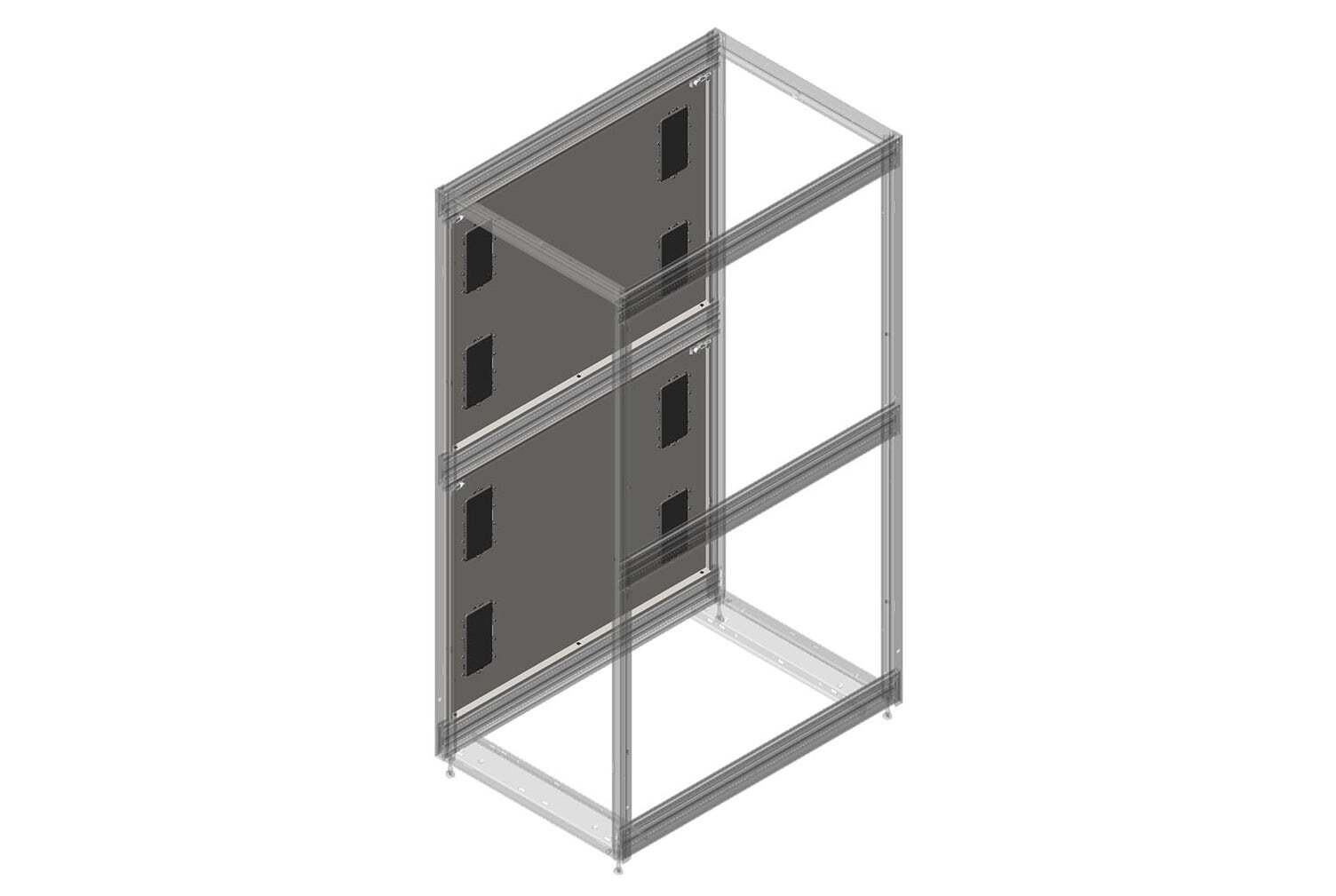SIDE Panel WITH Grommets for Zetaframe\\U00AECABINET; for 48U X 47.2\\D (1200 MM 39774-7AW