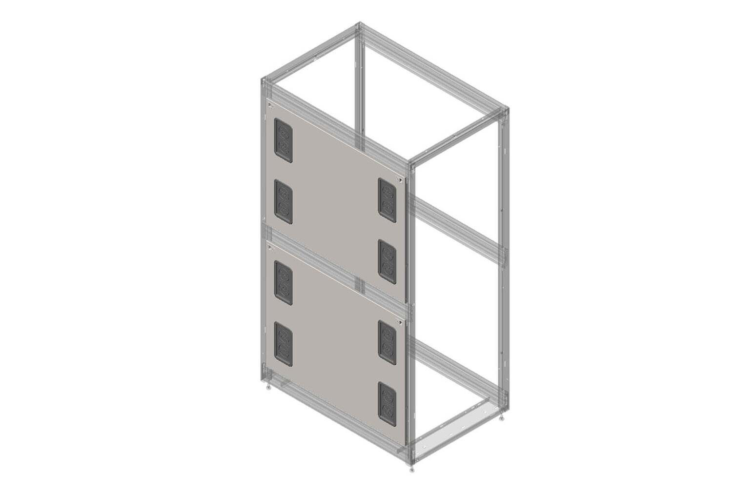 SIDE Panel WITH Grommets for Zetaframe\\U00AECABINET; for 52U X 47.2\\D (1200 MM 39774-7EG