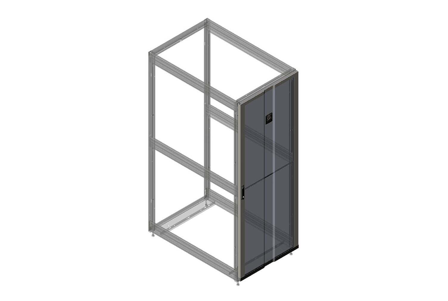 Single Perforated Metal Front DOOR for Zetaframe\\U00AECABINET; for 42U X 27.6\\ 39780-711