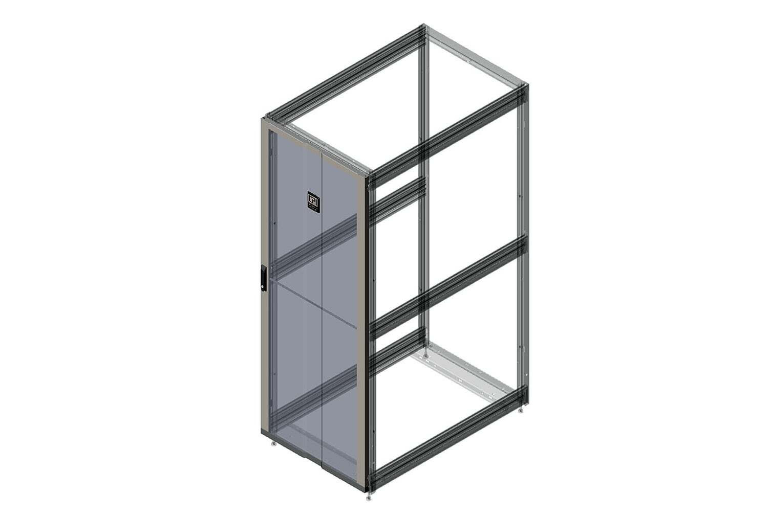 Single Perforated Metal Front DOOR for Zetaframe\\U00AECABINET; for 52U X 31.5\\ 39780-E32