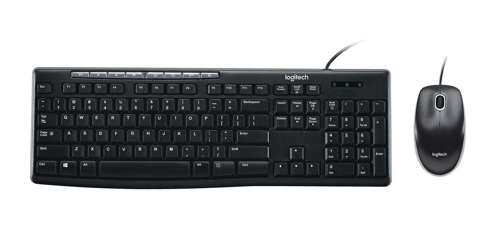 Logitech 920-002714 keyboard Mouse included USB English Black