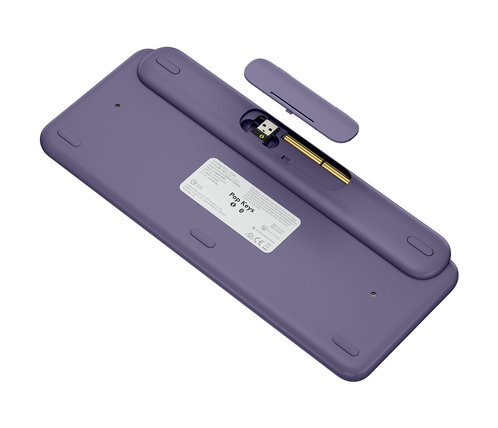 POP KEYS Wireless Mechanical Keyboard WITH Emoji KEYS - Cosmos_Lavender - BOLT,S 920-011233