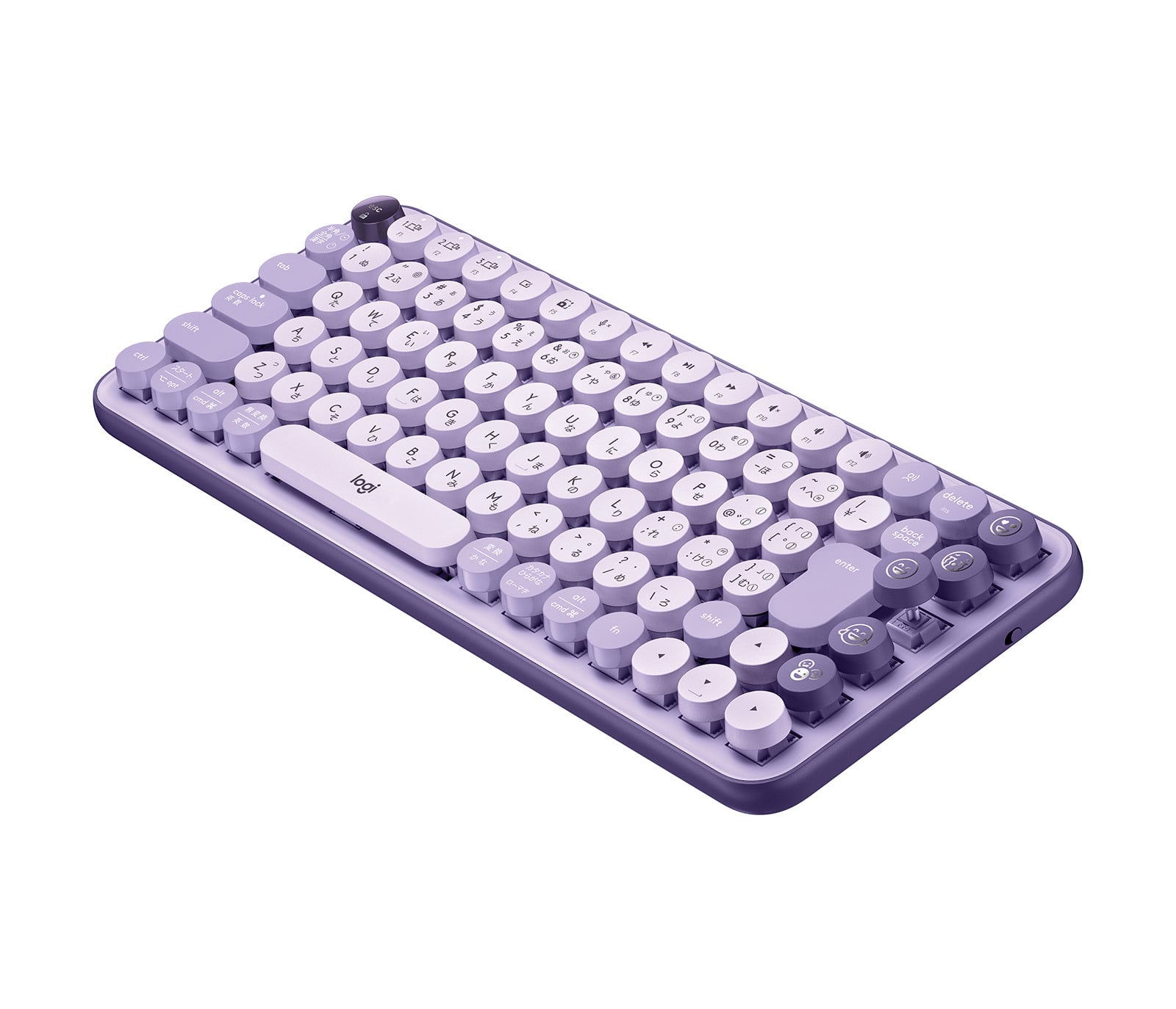 POP KEYS Wireless Mechanical Keyboard WITH Emoji KEYS - Cosmos_Lavender - BOLT,S 920-011233