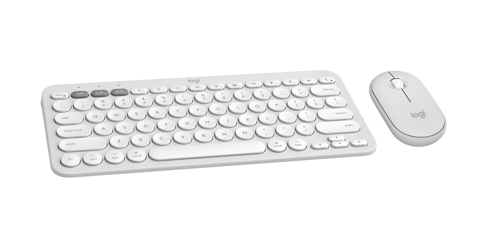 Pebble 2 Combo for MAC - Tonal White 920-012201