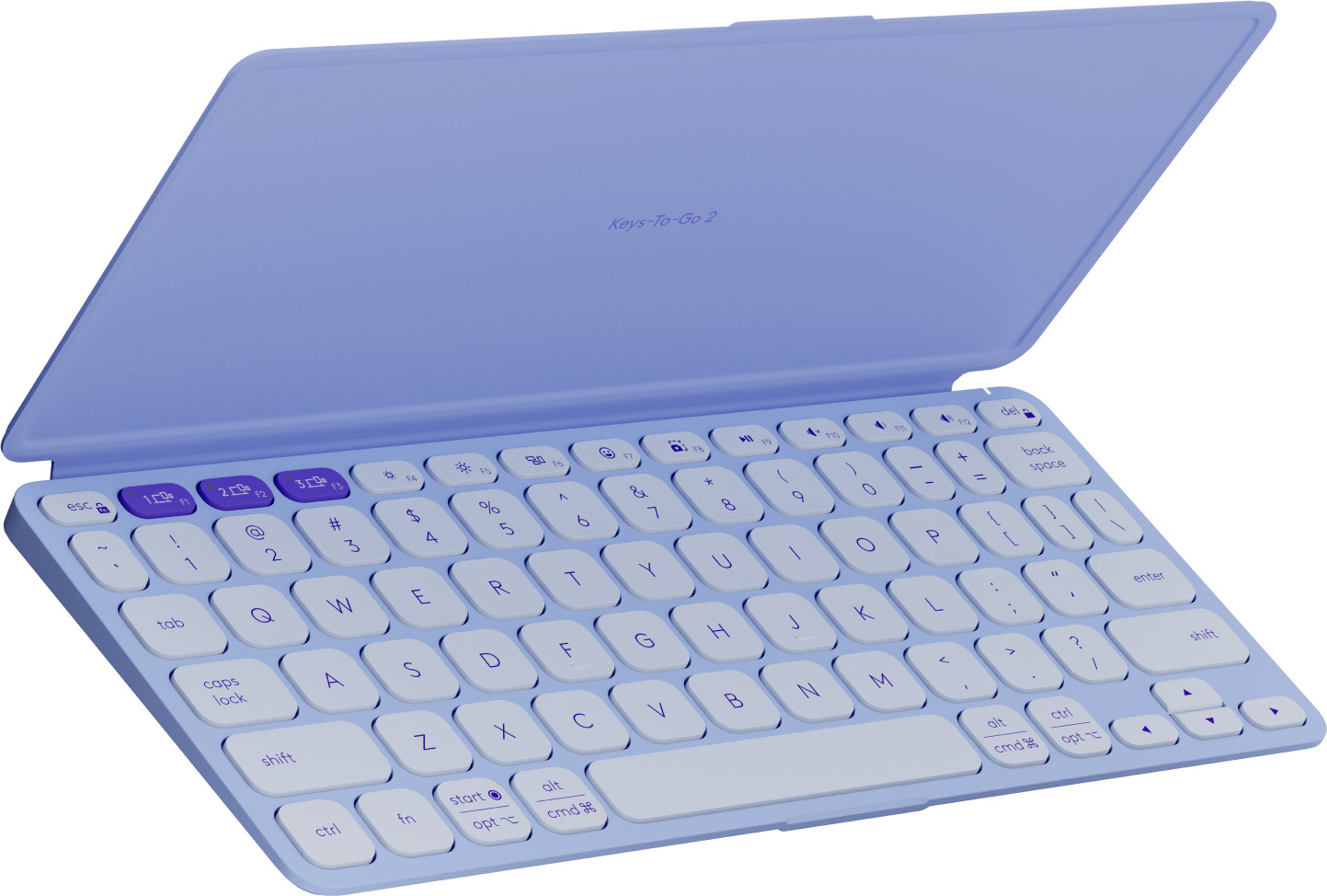 KEYS-to-GO 2 Ultra-Portable Keyboard WITH Cover - Lilac - Universal 920-012920