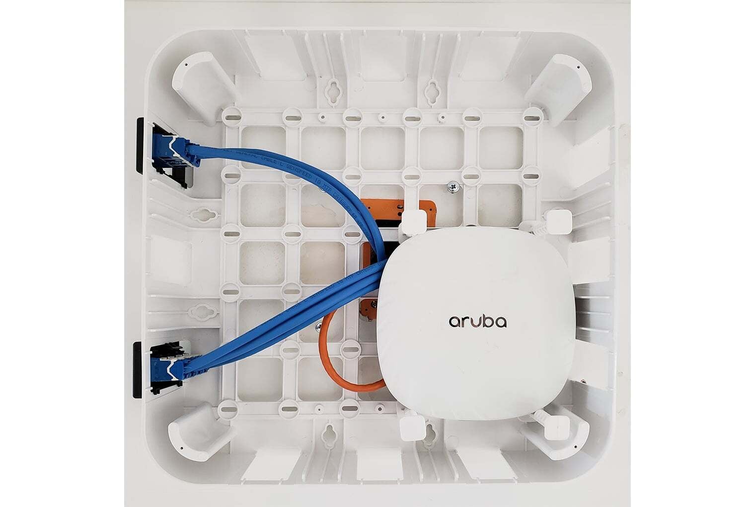 Surface WALL Mounted Plastic Access Point Enclosure and Cable Organizer WITH LOW 1019-SM