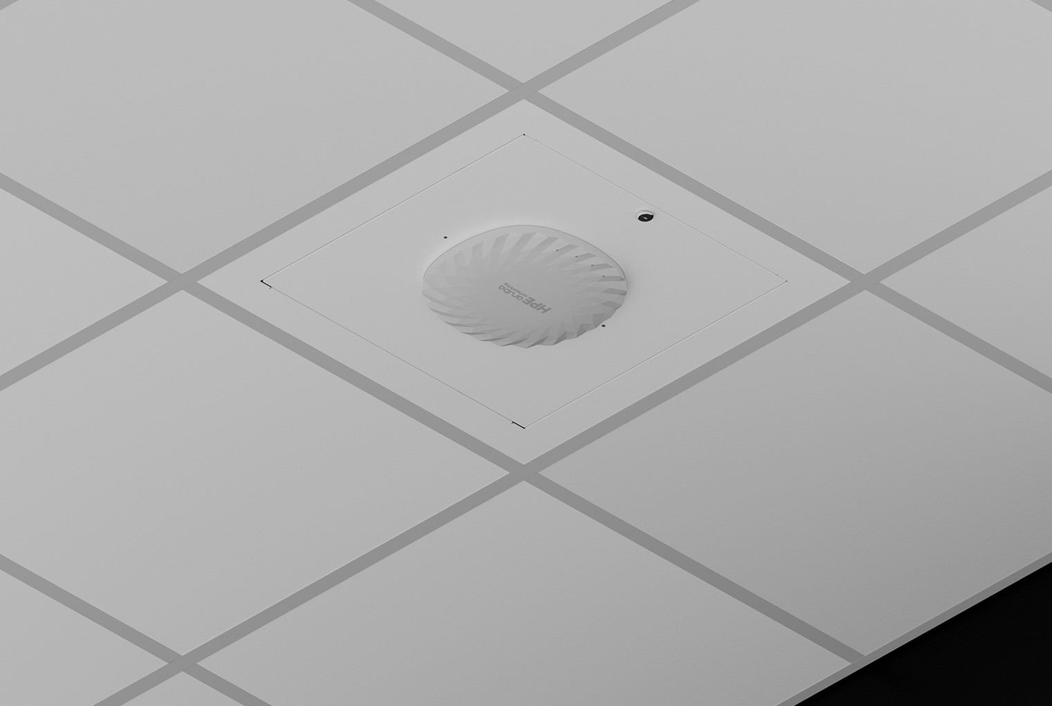 Locking Suspended Ceiling TILE Access Point Enclosure, 3INH X 18.5INW X 18.5IND 1047-Antmnt-600MM