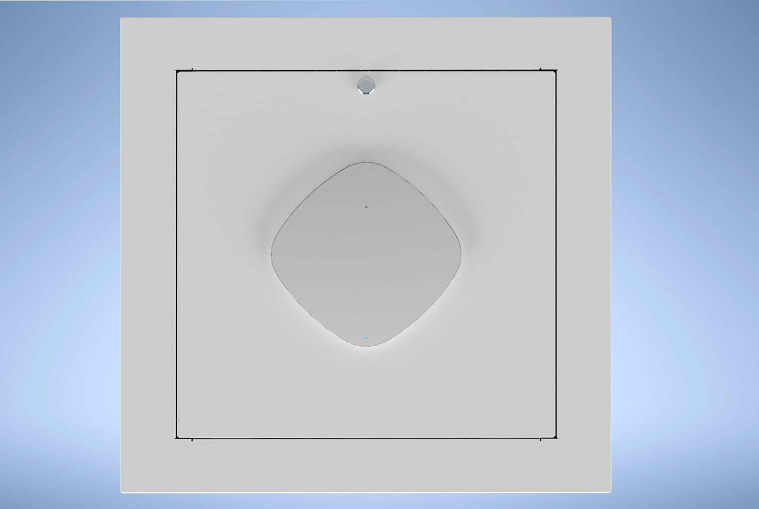 Locking Suspended Ceiling TILE Access Point Enclosure, 3INH X 18.5INW X 18.5IND 1047-EXT4000-T