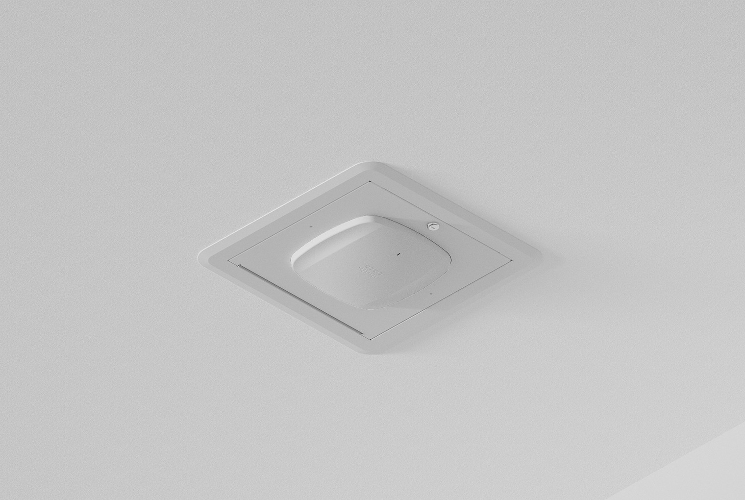 Locking Recessed HARD Ceiling Access Point Enclosure, 2.8INH X 14.3INW X 14.3IND 1075-COAP9136