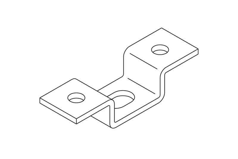 Ceiling Support Bracket,3/8IN or M10 11406-001
