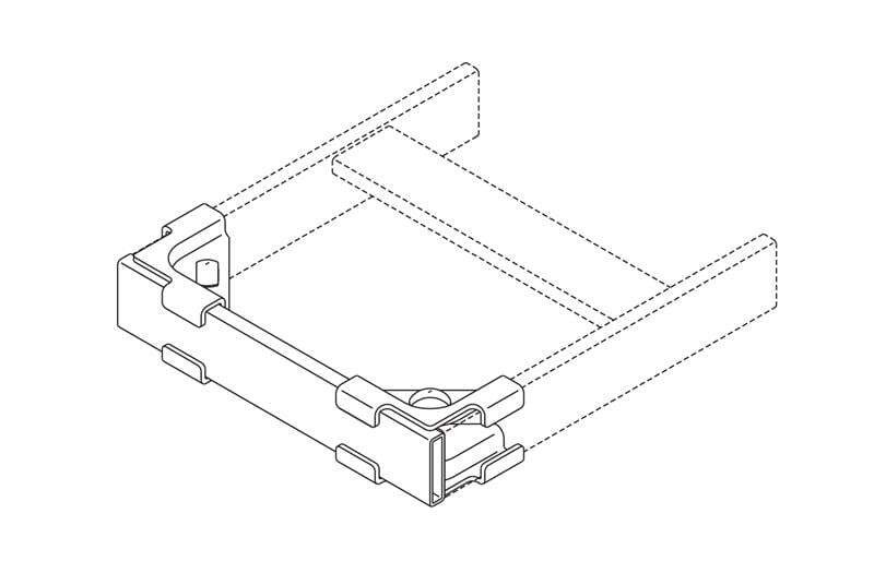 END Closing KIT; 6INW X 1.5INH; Black 11700-706