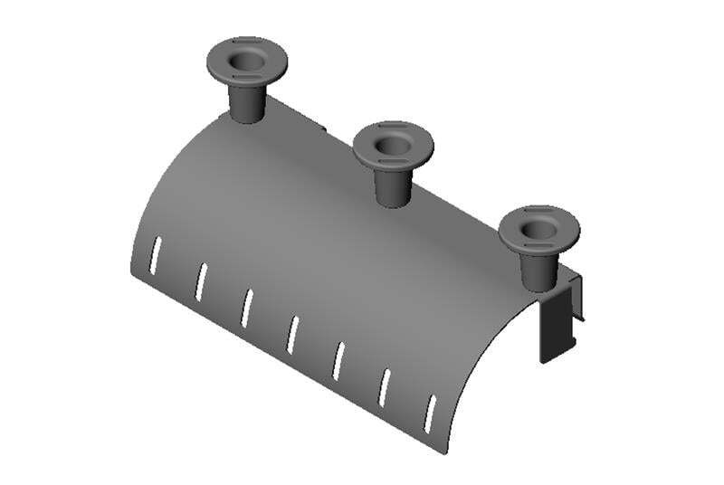 TOOL-LESS Stringer Radius DROP, Large; 10.5IN W (268 MM), Glacier White 14305-E00