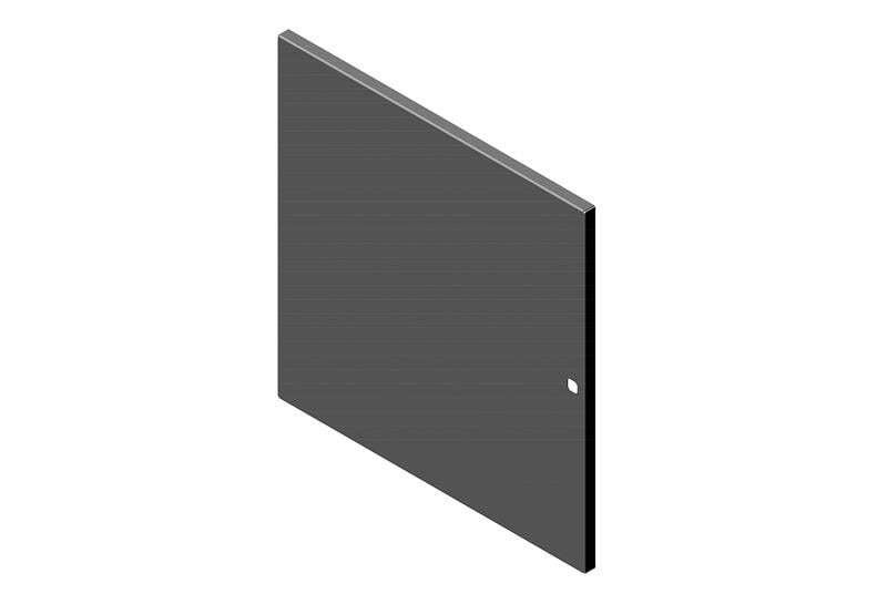 Single Solid Metal DOOR for RMR WALL-Mount Enclosure; 26 RMU; 48.6\\ (1234 MM) H 37070-G48