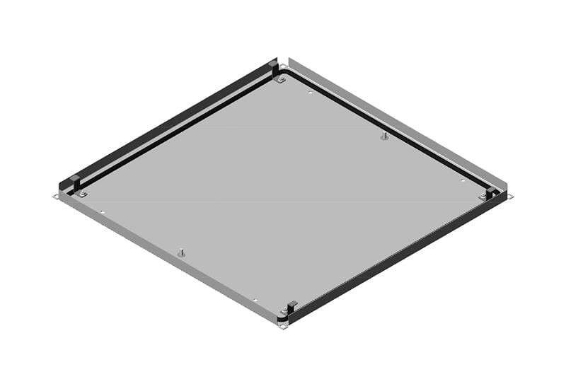 Solid Bottom Panel Assembly for RMR Modular Enclosure, 23.6IN (600 MM) W X 43.3I 37798-C08