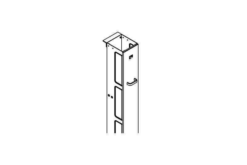 Single-Sided Narrow Vertical Cabling Section 11730-515