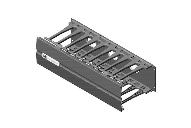 Motive® Horizontal Cable Manager with Cable Pass-Through Ports 35433-E03