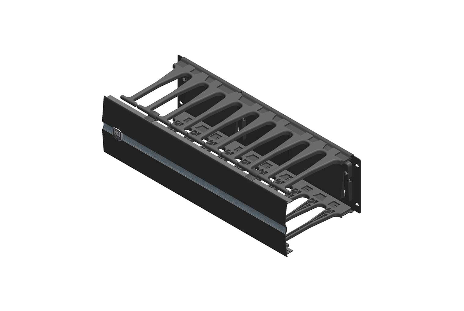 Evolution Horizontal Cable Manager Without Cable PASS-Through Ports; 2U X 19IN E 35442-702