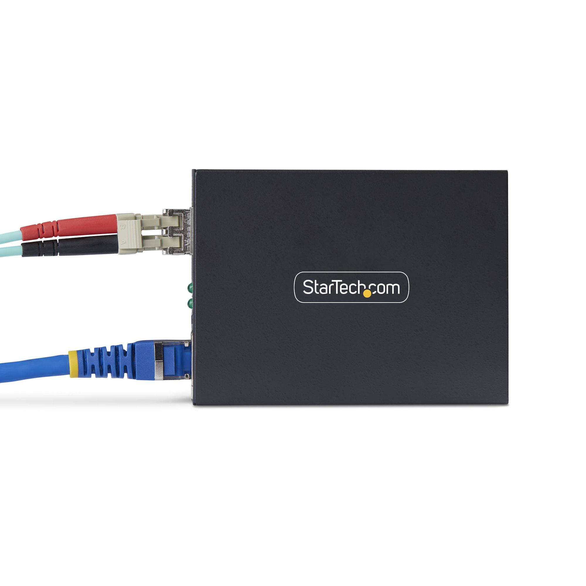 Gigabit Ethernet Copper-to-Fiber Media Converter, SM LC, 20KM, 10/100/1000 MBPS, MCM1110SMLC20