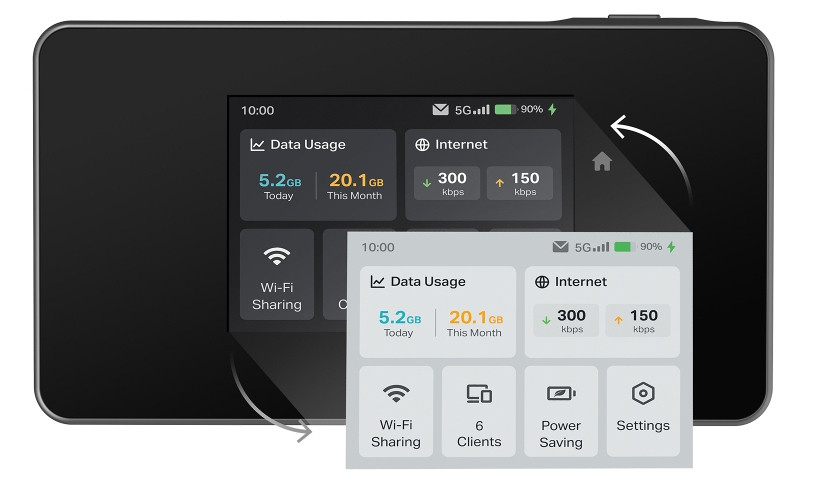TP-Link M8550(EU) Portable 4G/5G Cellular Network Router - Mfg