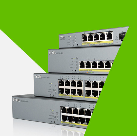 GS1350-26HP - 24-PORT Gigabit POE+ L2 WEB Managed Switch (375W) W/2 SFP W/1Y NEB GS1350-26HP