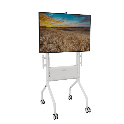 Voyager Manual Heigh Adjustable AV CART White Lscuw
