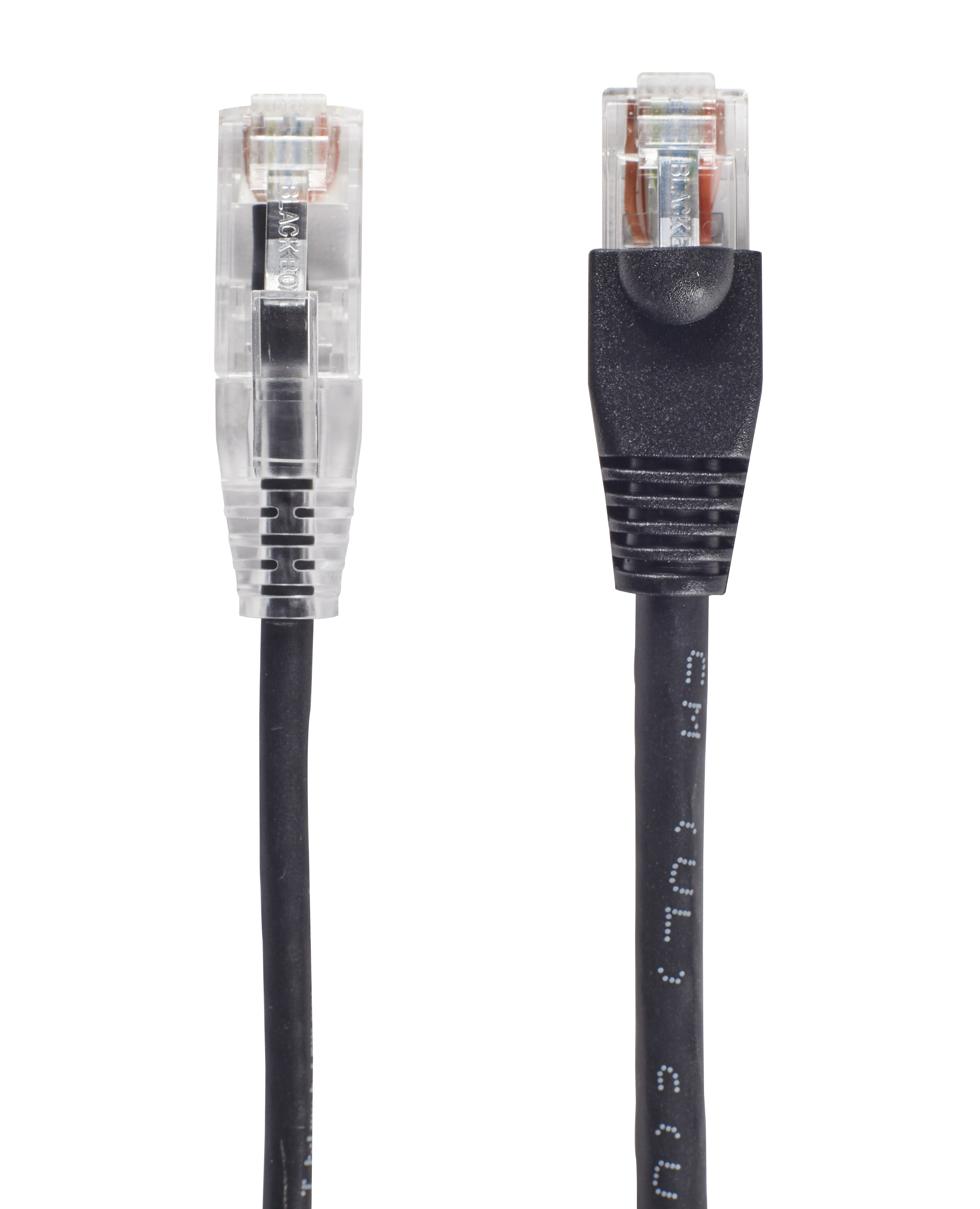 Black BOX SLIM-NET CAT6A Patch Cables Feature a LOW-Profile Design THAT Saves SP C6APC28-BK-10