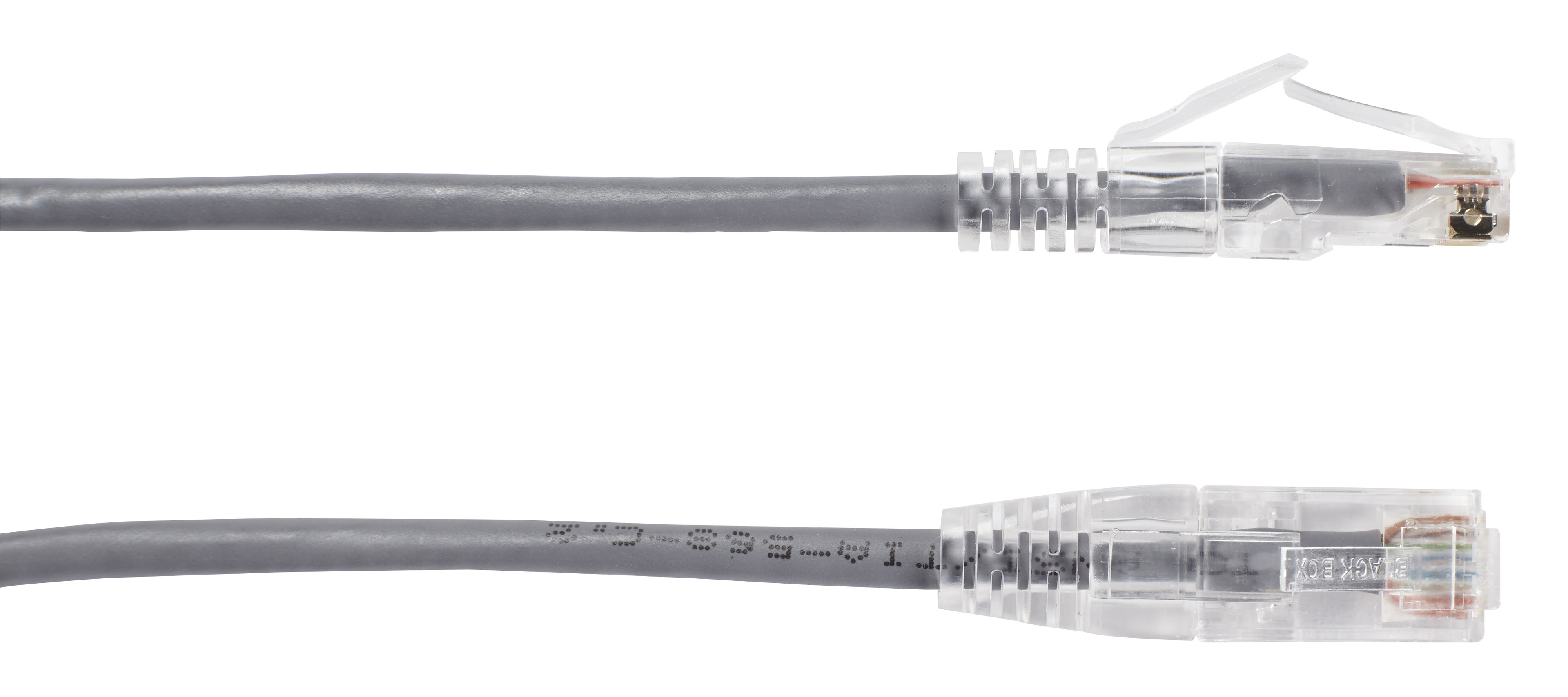 Black BOX SLIM-NET CAT6A Patch Cables Feature a LOW-Profile Design THAT Saves SP C6APC28-GY-07