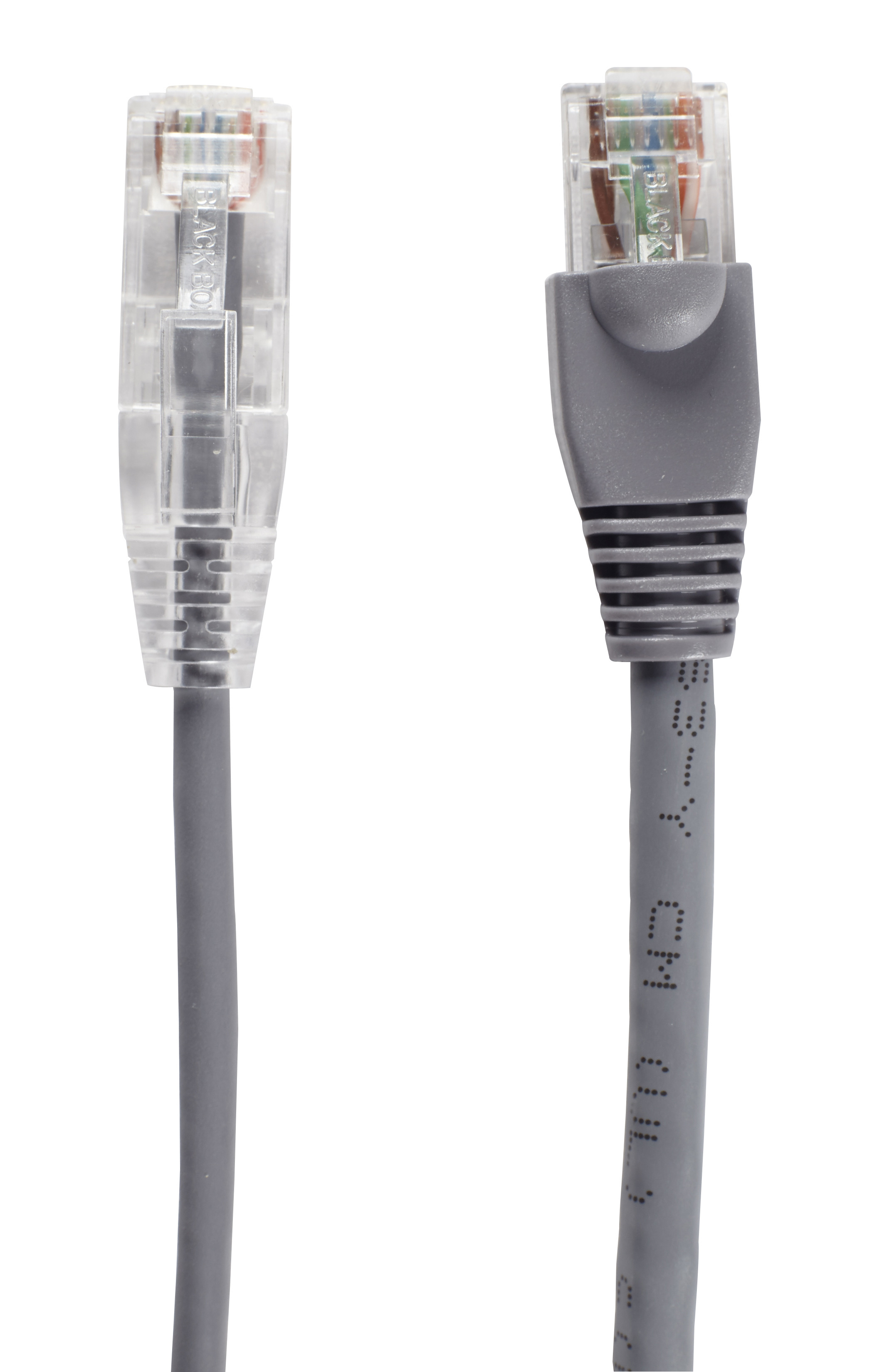 Black BOX SLIM-NET CAT6A Patch Cables Feature a LOW-Profile Design THAT Saves SP C6APC28-GY-07