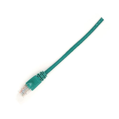 Connect CAT6 250-MHZ Molded Snagless Stranded Ethernet Patch Cable - Unshielded C6BU-Z-SB-GN-01M