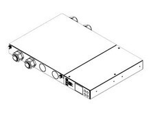 Raritan PX3-3214 1PH 200-240V AC 20A 2 line 1U