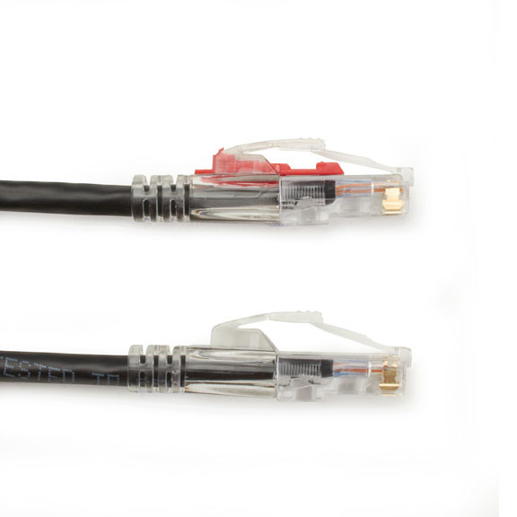 Black BOX Gigatrue 3 Premium CAT6 Patch Cables Exceed ANSI/TIA Industry Standard C6PC70-BK-04