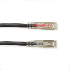 CAT6 250-MHZ Locking Snagless Stranded Ethernet Patch Cable - Shielded (S/FTP), C6PC70S-BK-20