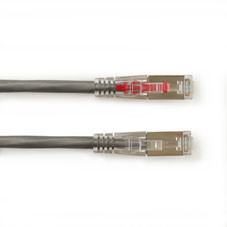 CAT6 250-MHZ Locking Snagless Stranded Ethernet Patch Cable - Shielded (S/FTP), C6PC70S-GY-05