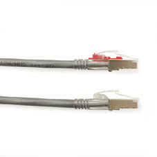 CAT6 250-MHZ Locking Snagless Stranded Ethernet Patch Cable - Shielded (S/FTP), C6PC70S-GY-07