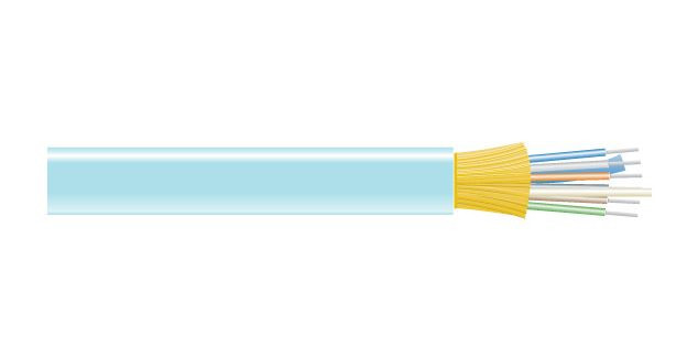 Black Box FOBC55-INM3-AQ-12F InfiniBand/fibre optic cable 152.4 m OFNP Aqua colour