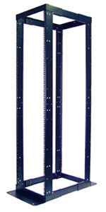 Netshelter 4 POST OPEN Frame RACK Square Holes Black AR203