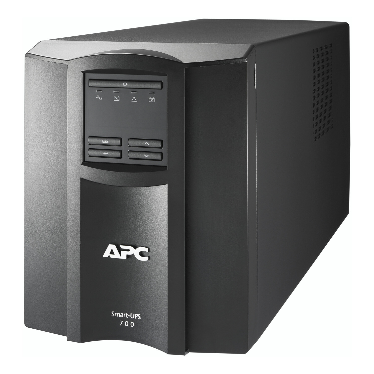 APC Smart-UPS, LINE Interactive, 700VA, Tower, 120V, 8X NEMA 5-15R Outlets, SMAR SMT700X167