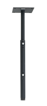 8 (203 MM) Ceiling Plate WITH Adjustable 1.5 NPT Column, Black CMA100