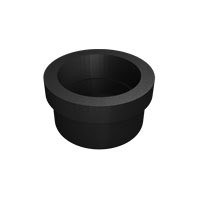 Threaded END CAP for Extension Columns - Black - END CAP Connects to ANY 1.5IN N CMA273