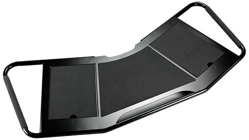 Fusion Large Height-Adjustable Accessory Shelf, Black FCA613B