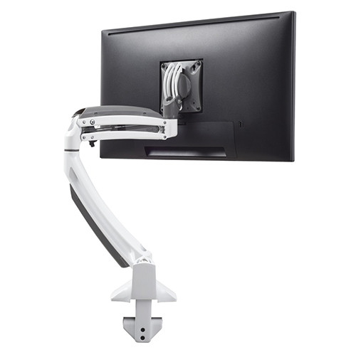 K1 DESK MNT Single Display 2L ARM WHT K1D120W