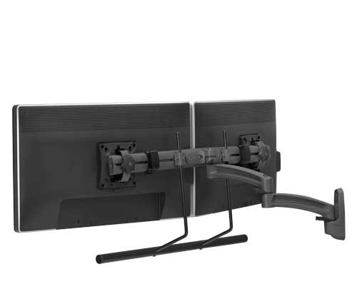 Kontour K2W WALL Mount Swing ARM, DUAL Monitor Array-K2W22HB - Kontour Monitor M K2W22HB
