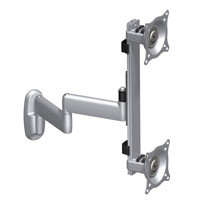 FLAT Panel DUAL Vertical Monitor ARM WALL Mount KWD230B