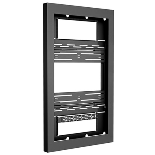 43 Portrait on-WALL Kiosk W/Glass BLK LW43UBPG