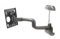 FLAT Panel Swing ARM WALL Mount - Black - Integrated Lateral Shift: 2.25IN LEFT MWH6045B